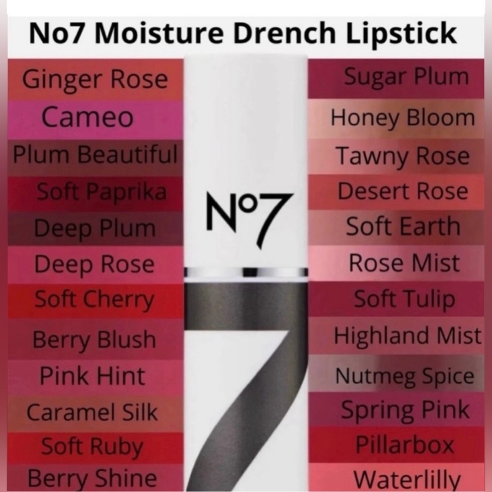 New Boots No7 Moisture Drench Lipstick Honey Bloom 740 - Picture 3 of 11